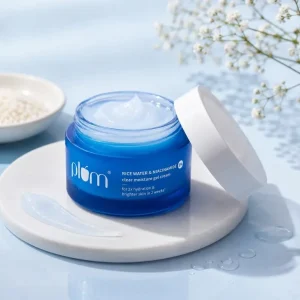 Plum 2% Niacinamide & Rice Water Brightening Gel Moisturizer - 50g