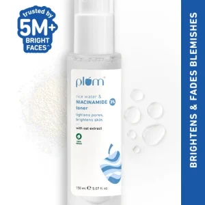Plum 3% Niacinamide & Rice Water Face Toner - 150ml 